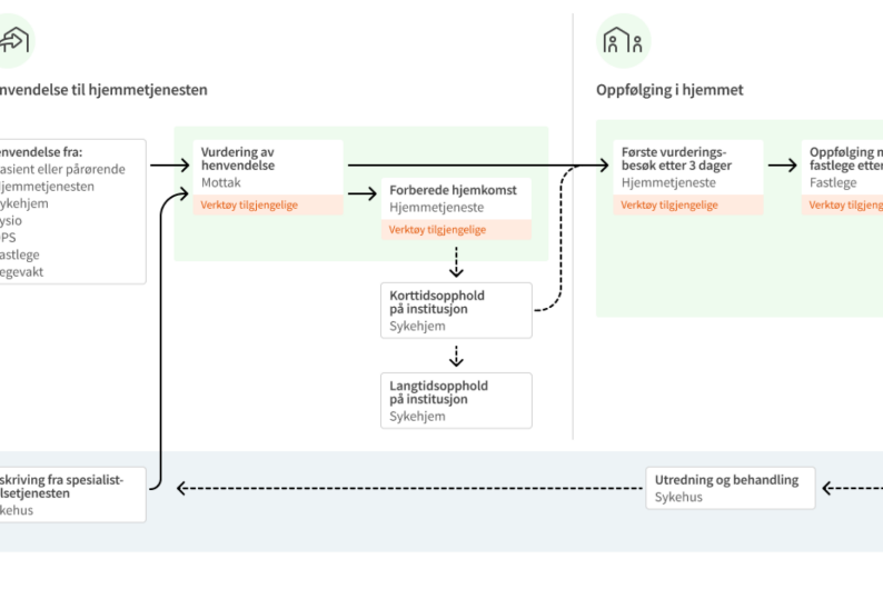 Pasientforløp forside flytskjema