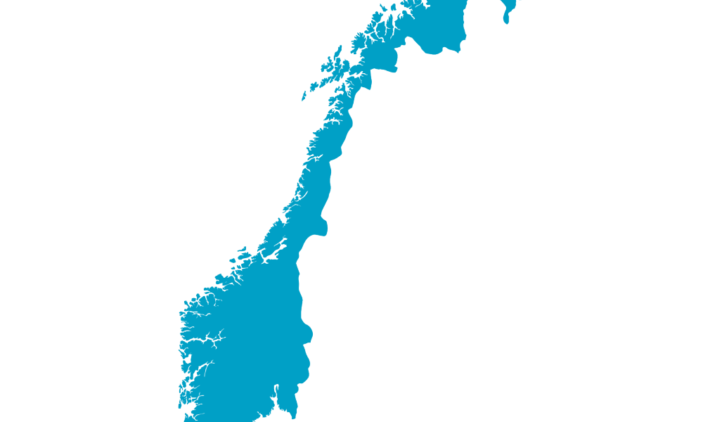 Ikoner til bruk for Kommunespeilet, kart over Norge